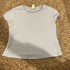 H&M Plain Baby Blue Shirt